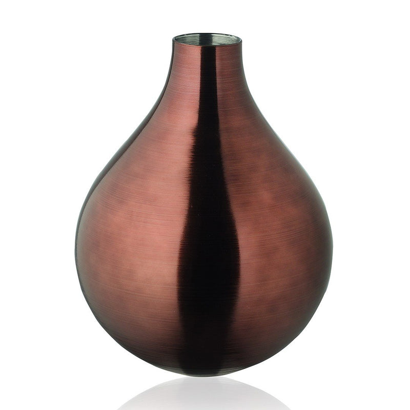 BOMBAY VASE H 24 CM PLATINUM